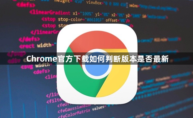 Chrome官方下载如何判断版本是否最新1