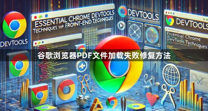 谷歌浏览器PDF文件加载失败修复方法1