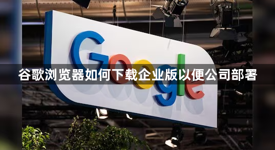 谷歌浏览器如何下载企业版以便公司部署1