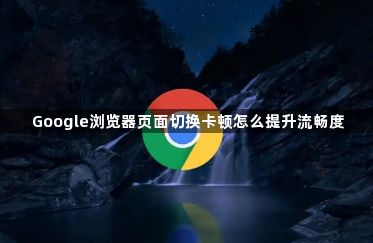 Google浏览器页面切换卡顿怎么提升流畅度1