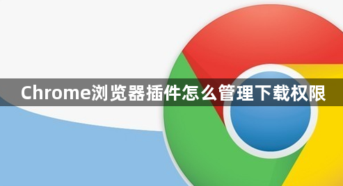 Chrome浏览器插件怎么管理下载权限1