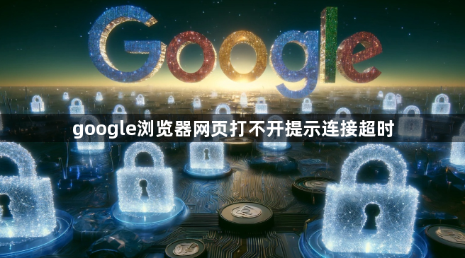google浏览器网页打不开提示连接超时1