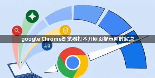 google Chrome浏览器打不开网页提示超时解决1