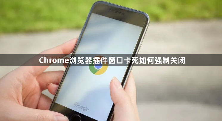 Chrome浏览器插件窗口卡死如何强制关闭1
