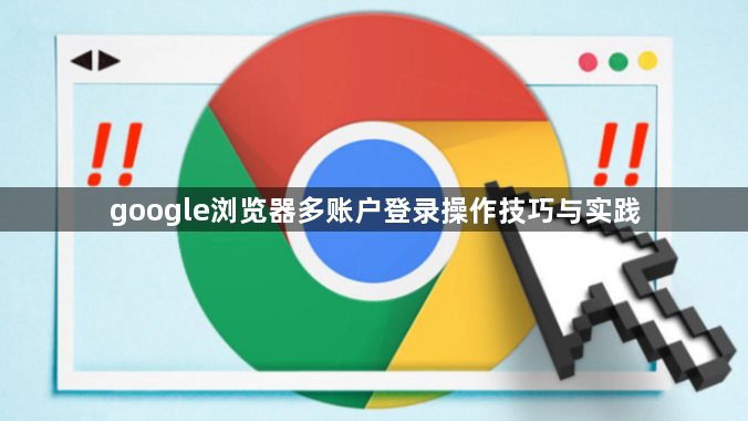 google浏览器多账户登录操作技巧与实践1