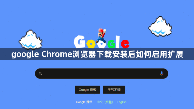 google Chrome浏览器下载安装后如何启用扩展1