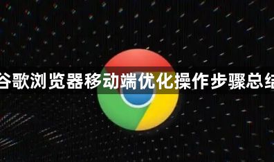 谷歌浏览器移动端优化操作步骤总结1