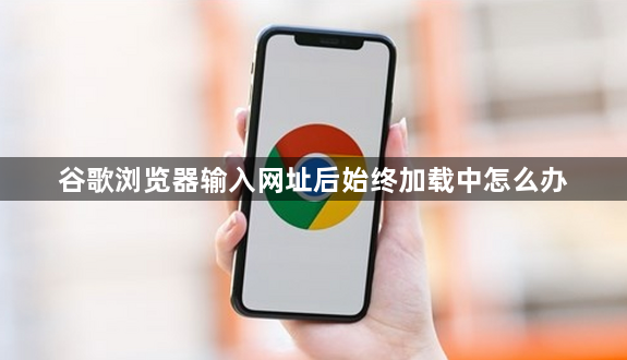 谷歌浏览器输入网址后始终加载中怎么办1