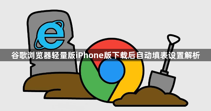 谷歌浏览器轻量版iPhone版下载后自动填表设置解析1