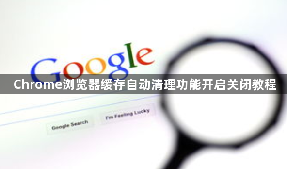 Chrome浏览器缓存自动清理功能开启关闭教程1