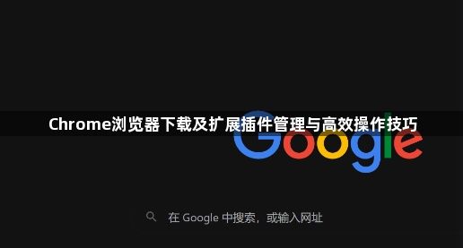 Chrome浏览器下载及扩展插件管理与高效操作技巧1