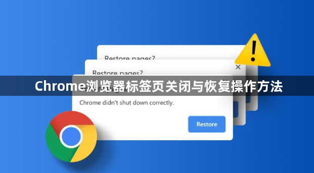 Chrome浏览器标签页关闭与恢复操作方法1