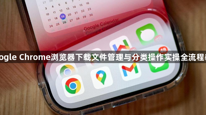 Google Chrome浏览器下载文件管理与分类操作实操全流程教程1