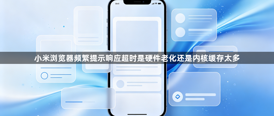 小米浏览器频繁提示响应超时是硬件老化还是内核缓存太多1