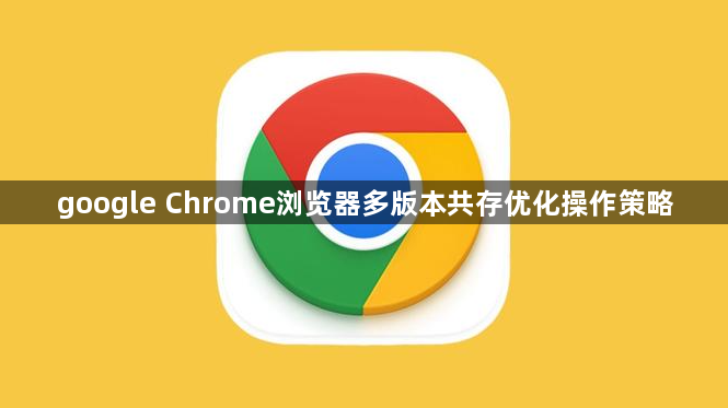 google Chrome浏览器多版本共存优化操作策略1