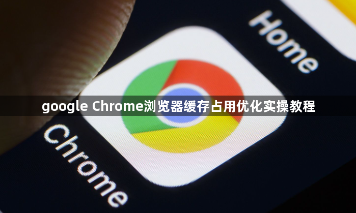 google Chrome浏览器缓存占用优化实操教程1