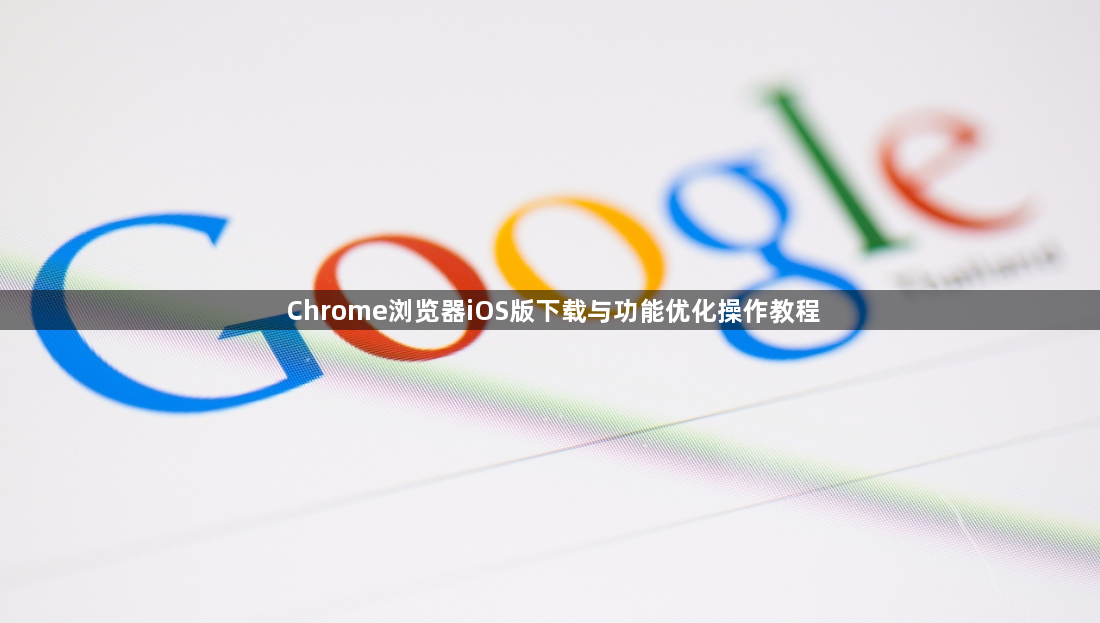 Chrome浏览器iOS版下载与功能优化操作教程1