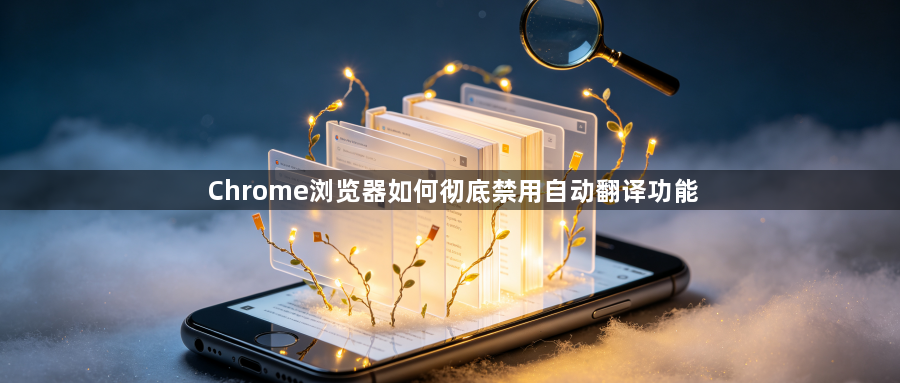 Chrome浏览器如何彻底禁用自动翻译功能1