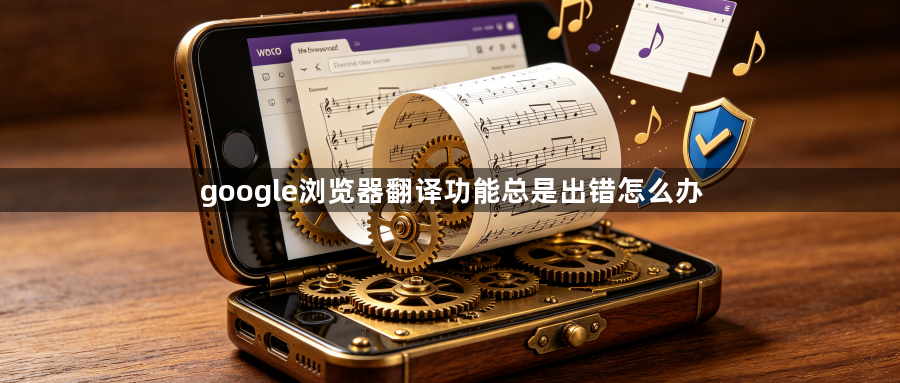 google浏览器翻译功能总是出错怎么办1