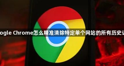 google Chrome怎么精准清除特定单个网站的所有历史记录1