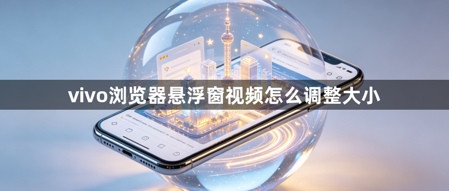 vivo浏览器悬浮窗视频怎么调整大小1