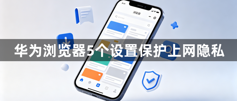 华为浏览器5个设置保护上网隐私1