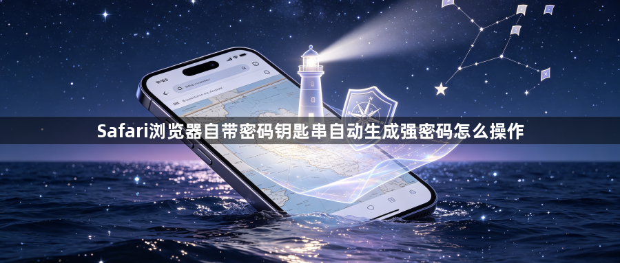 Safari浏览器自带密码钥匙串自动生成强密码怎么操作1