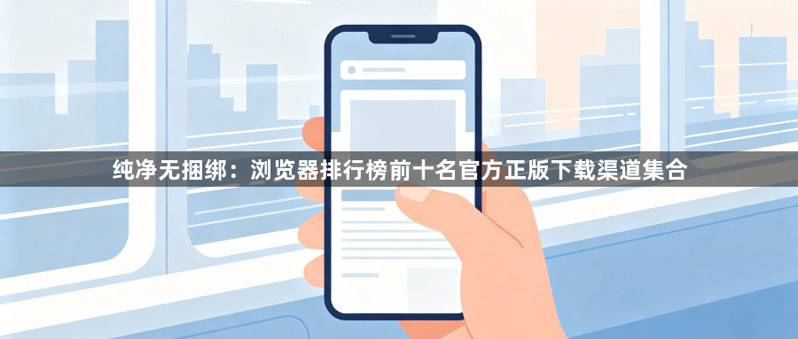 纯净无捆绑:浏览器排行榜前十名官方正版下载渠道集合1