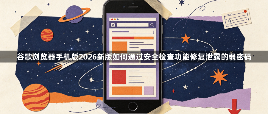 谷歌浏览器手机版2026新版如何通过安全检查功能修复泄露的弱密码1