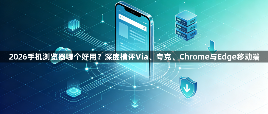 2026手机浏览器哪个好用?深度横评Via、夸克、Chrome与Edge移动端1
