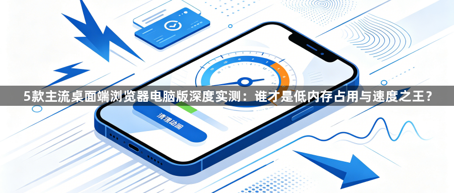 5款主流桌面端浏览器电脑版深度实测：谁才是低内存占用与速度之王？1