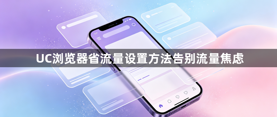 UC浏览器省流量设置方法告别流量焦虑1