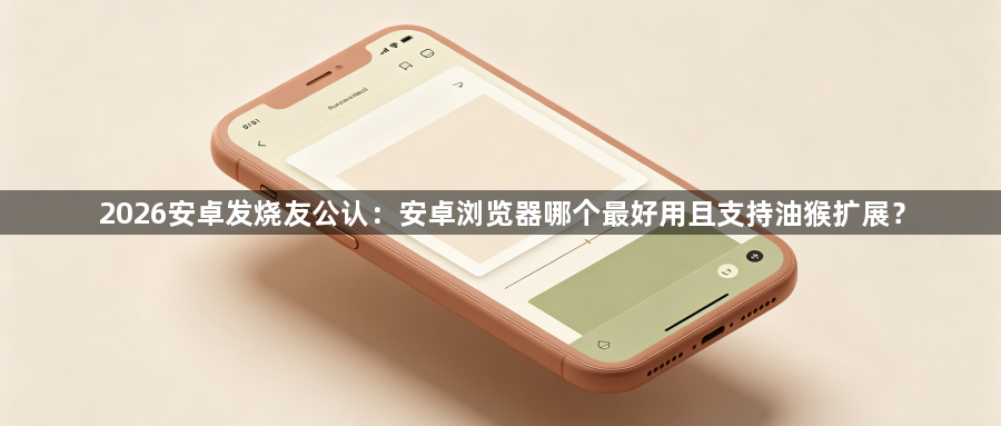 2026安卓发烧友公认:安卓浏览器哪个最好用且支持油猴扩展?1