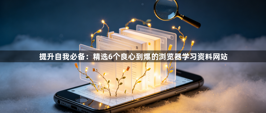 提升自我必备：精选6个良心到爆的浏览器学习资料网站1