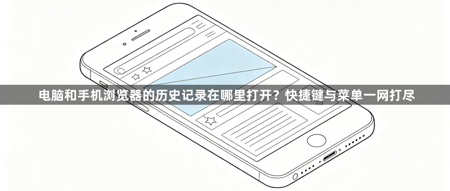 电脑和手机浏览器的历史记录在哪里打开?快捷键与菜单一网打尽1