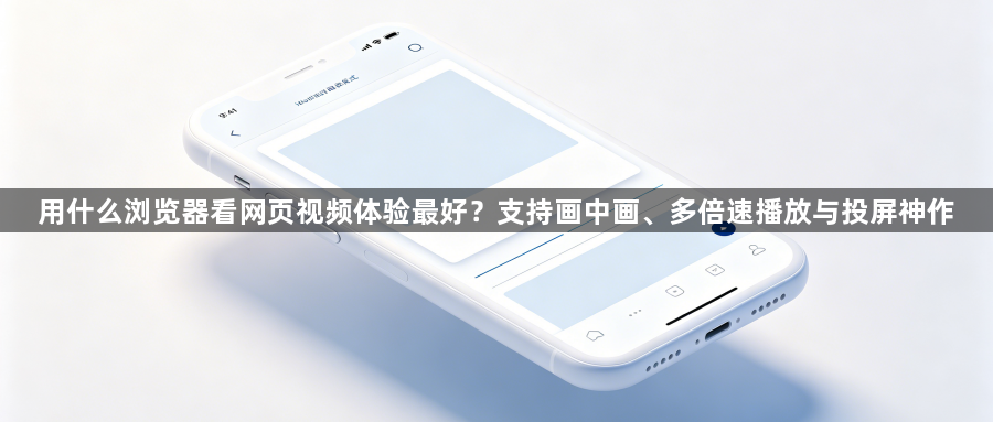 用什么浏览器看网页视频体验最好?支持画中画、多倍速播放与投屏神作1