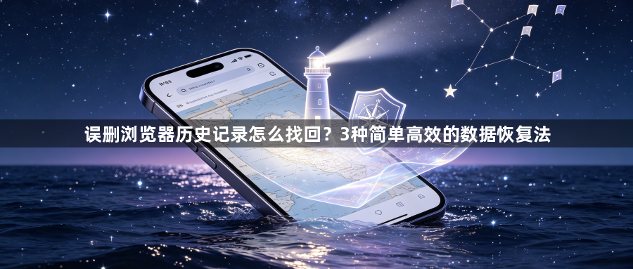 误删浏览器历史记录怎么找回？3种简单高效的数据恢复法1