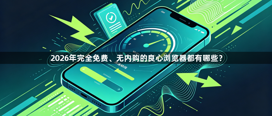 2026年完全免费、无内购的良心浏览器都有哪些?1
