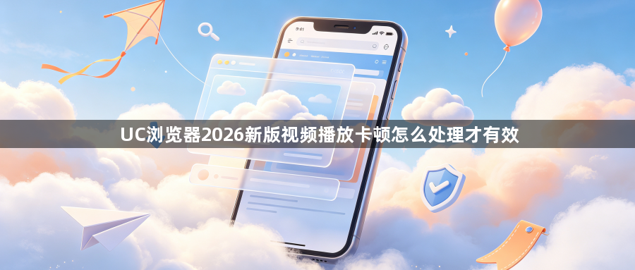 UC浏览器2026新版视频播放卡顿怎么处理才有效1