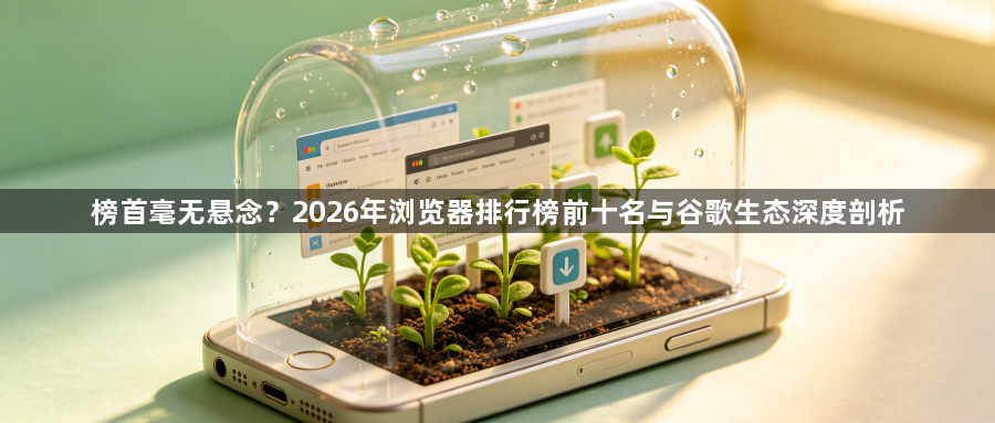 榜首毫无悬念?2026年浏览器排行榜前十名与谷歌生态深度剖析1