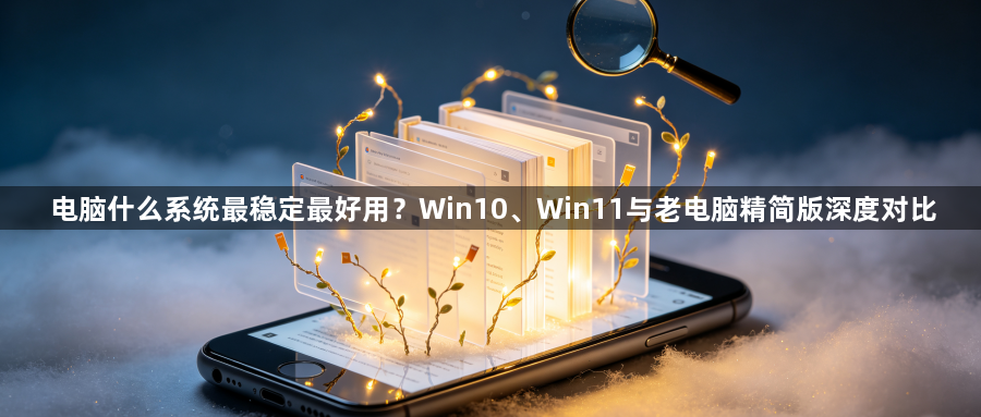 电脑什么系统最稳定最好用?Win10、Win11与老电脑精简版深度对比1