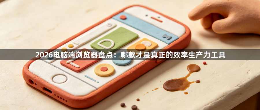 2026电脑端浏览器盘点:哪款才是真正的效率生产力工具1