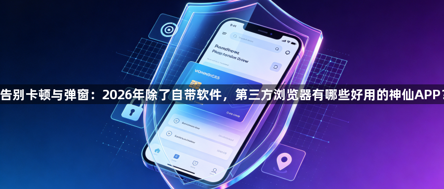 告别卡顿与弹窗:2026年除了自带软件,第三方浏览器有哪些好用的神仙APP?1