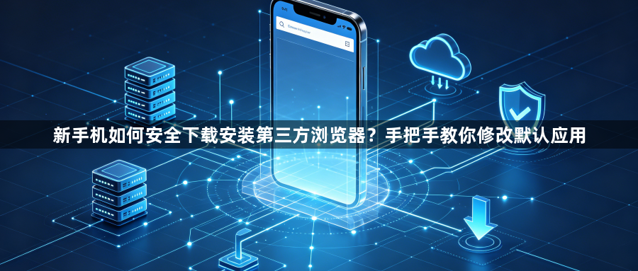新手机如何安全下载安装第三方浏览器？手把手教你修改默认应用1